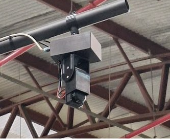 MawStack — Sensor Lidar instalado no teto