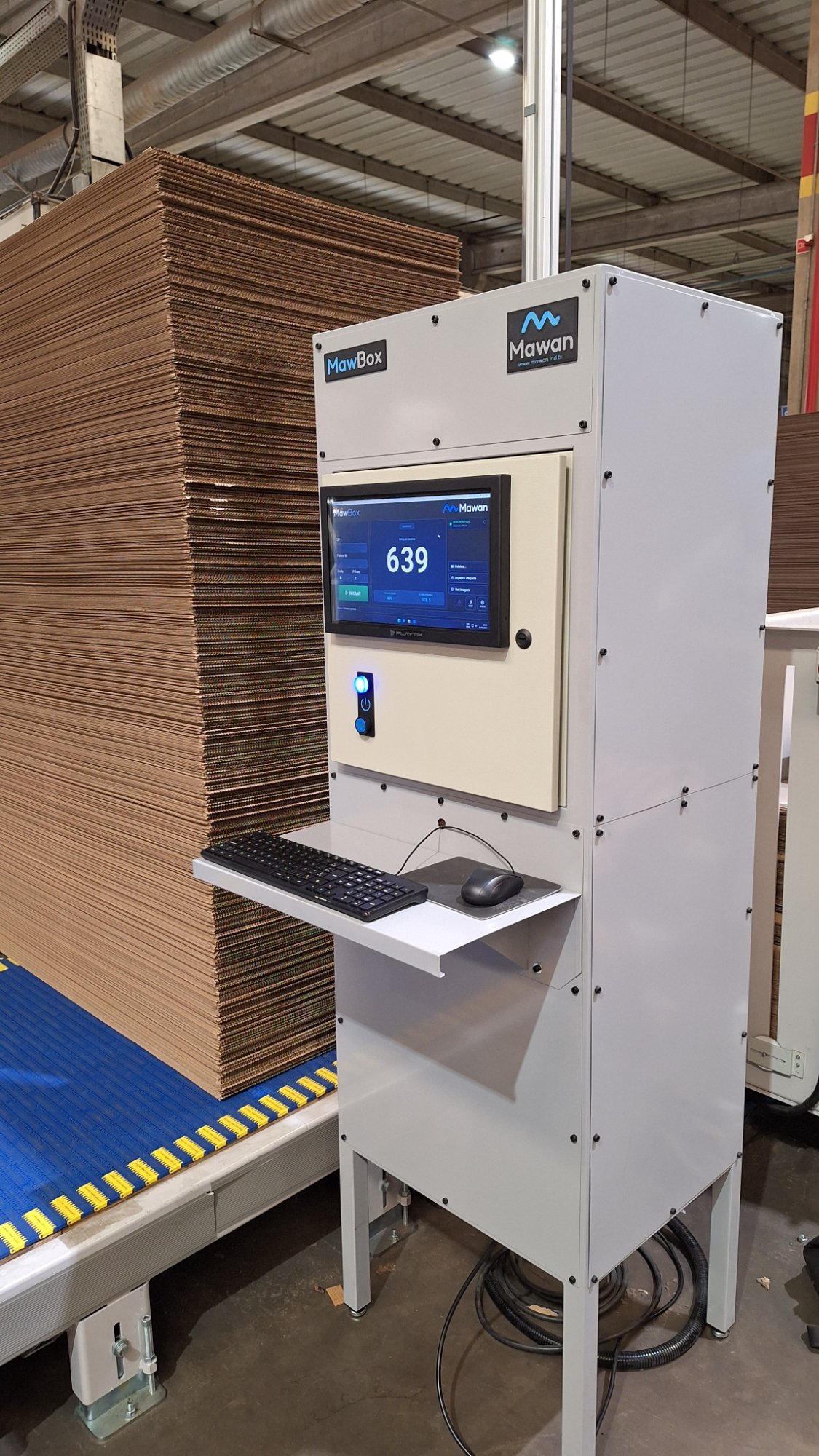 MawBox em operação industrial